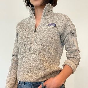 Patagonia fleece zip-up sweater